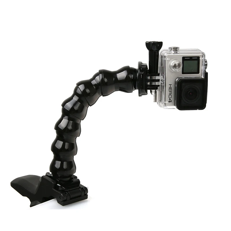柔軟なヘビ型ブラケットアーム + 活発クリップクランプについての Gopro hero 7 6 5 4 Xiaomi 李 4 18K SJCAM カメラアクセサリー