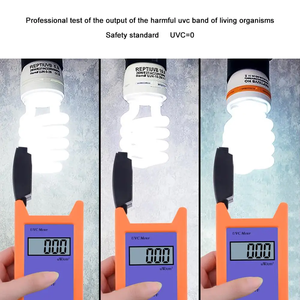 Yieryi RGM-UVC reptile avec rayonnement UV mètre 1uw/cm2 haute précision UV illuminance mètre UVC ShoII outil de mesure