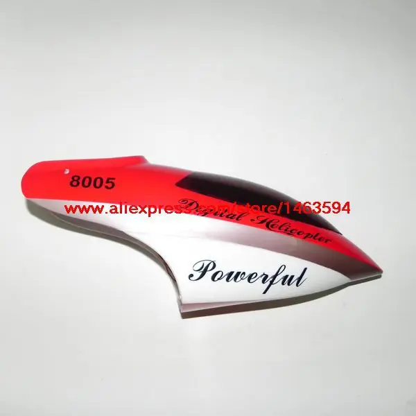 

GT Model QS8005 RC Helicopter Spare Parts Red Canopy Head cover Free shipping