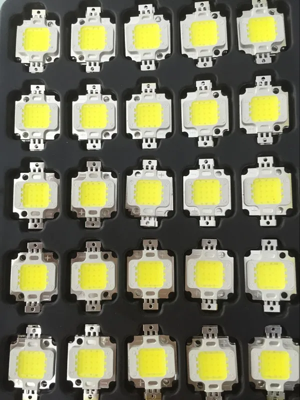 LED Integrated High Power 10W 300MA 1050MA 20W 600MA 45*45Mli 9-12V 30V Big Chips Good Use 3 Years Flood Light Beads Lamp Chip