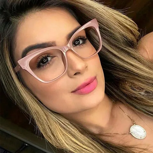 Gafas ópticas de acetato para mujer, montura a la moda, graduadas, elegantes, de alta calidad