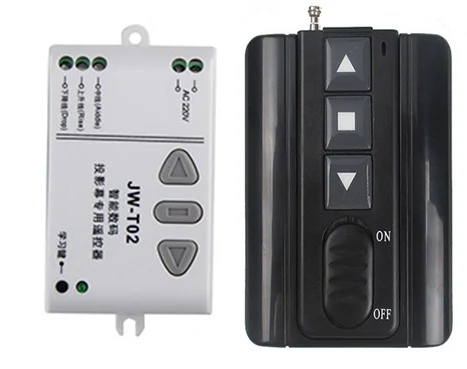 

AC220V Motor Controller Motor Wireless Remote Control Switch System UP/Down/Stop Tubular Motor Controller Forward Reverse