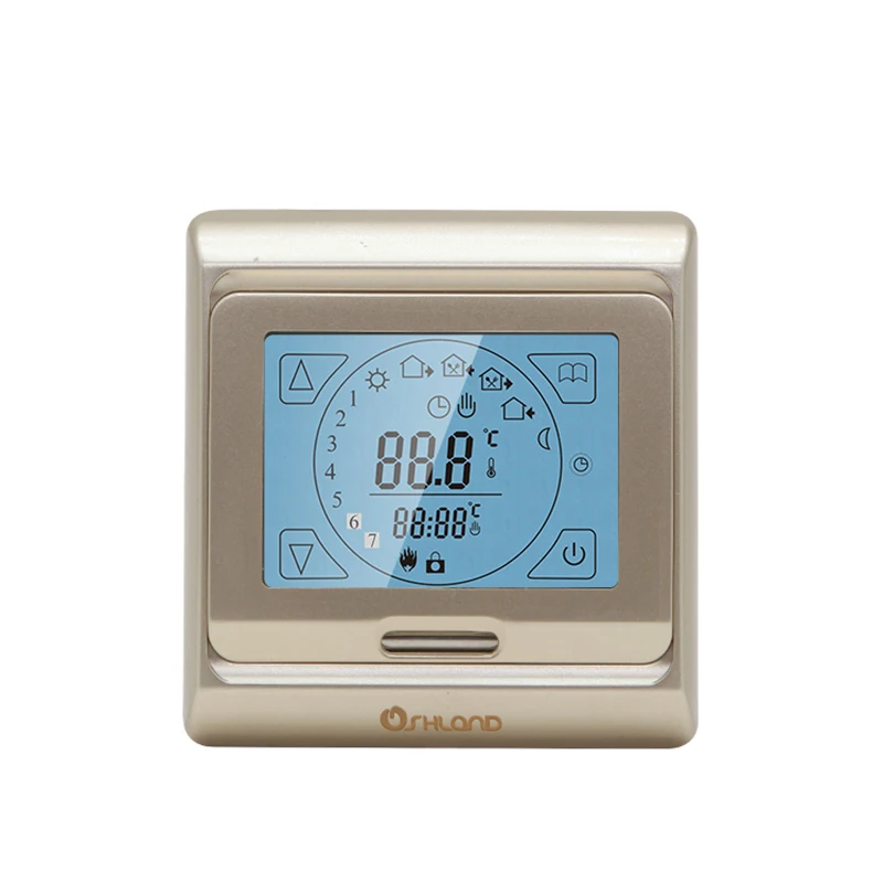 

Free Shipping Touch Screen Floor Heating Thermostat 16A Programmable Room Digital Temperature Controller