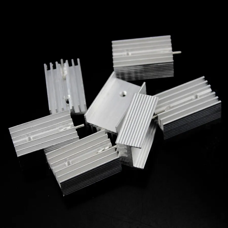 20 CÁI TO-Nhiệt TO220 Sink 21x15x11 mét Cooler Làm Mát Tản Nhiệt Transistor Tản Nhiệt Nhôm