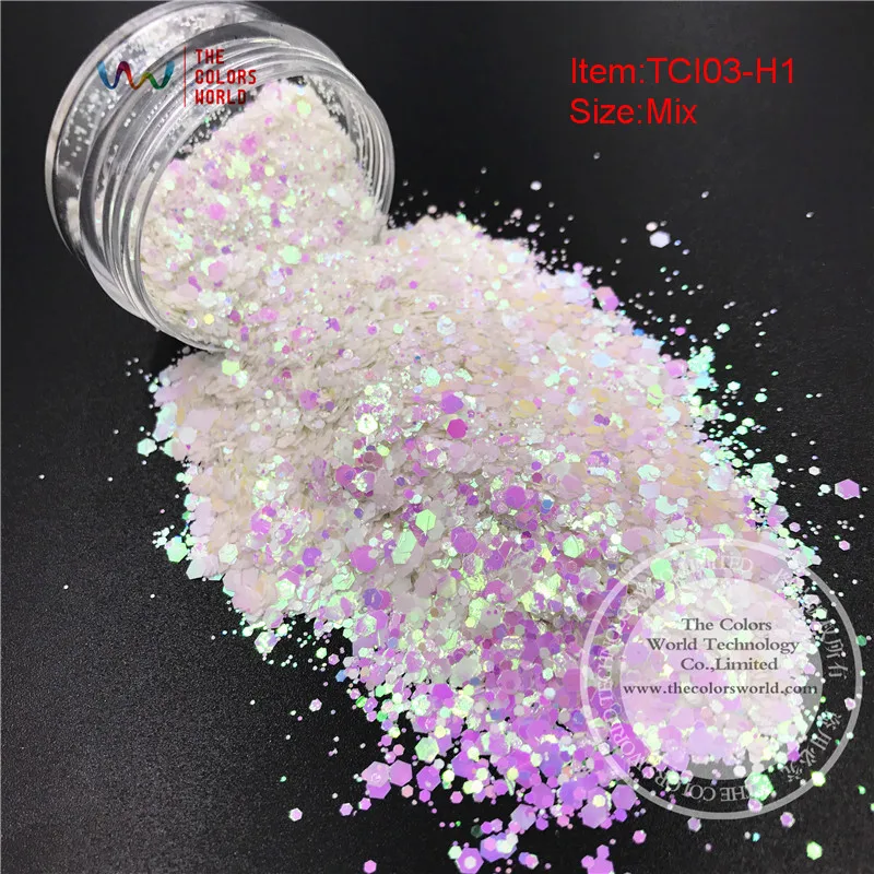 TCT-052 Christmas Snow Season Series 12 Kinds  White Colors Gliiter Spangles for Nail art Decoration Body paint  DIY Decoration