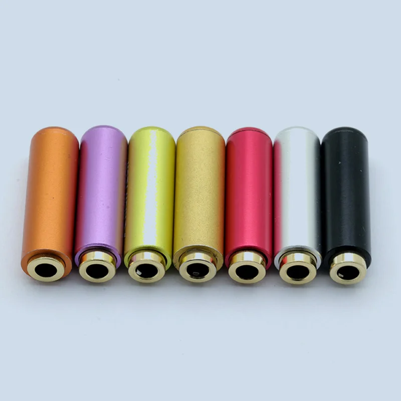 10PCS 3.5mm 4Poles Stereo Female Plug Jack Connector Gold Plated Audio Soldering DIY Type Connector