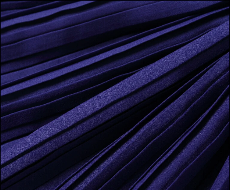 

2 meters 150cm 59" width purple blue pleated chiffon fabric pearl yarn fabric wedding dress skirt materials MM85