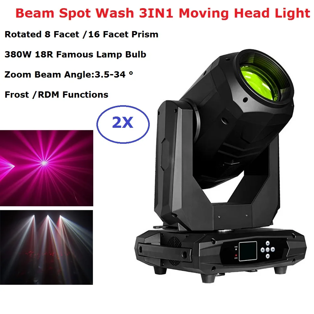 

380W 18R Lyre Moving Head Light Beam Spot Wash 3IN1 Moving Head Stage Light Party Dj Laser Light Disco Night Club Party Machine