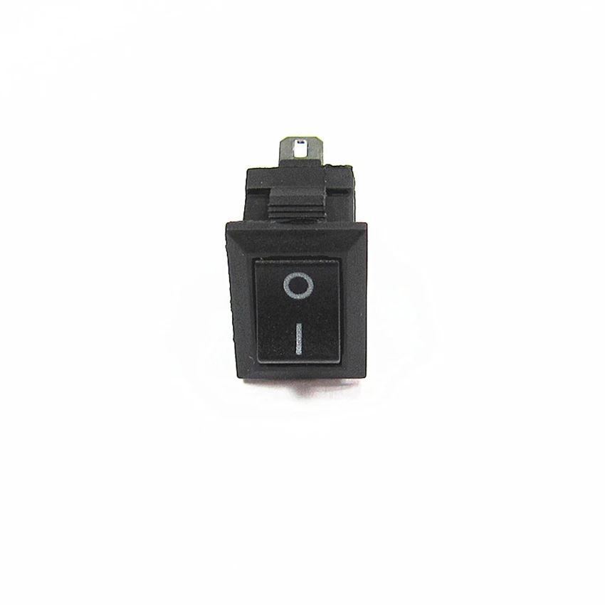5pc/set Delicate Rocker Switch 10 * 15 mm AC 3A/250V  6A/125V 2 Pin Red Black ON/OFF I/O Micro switch