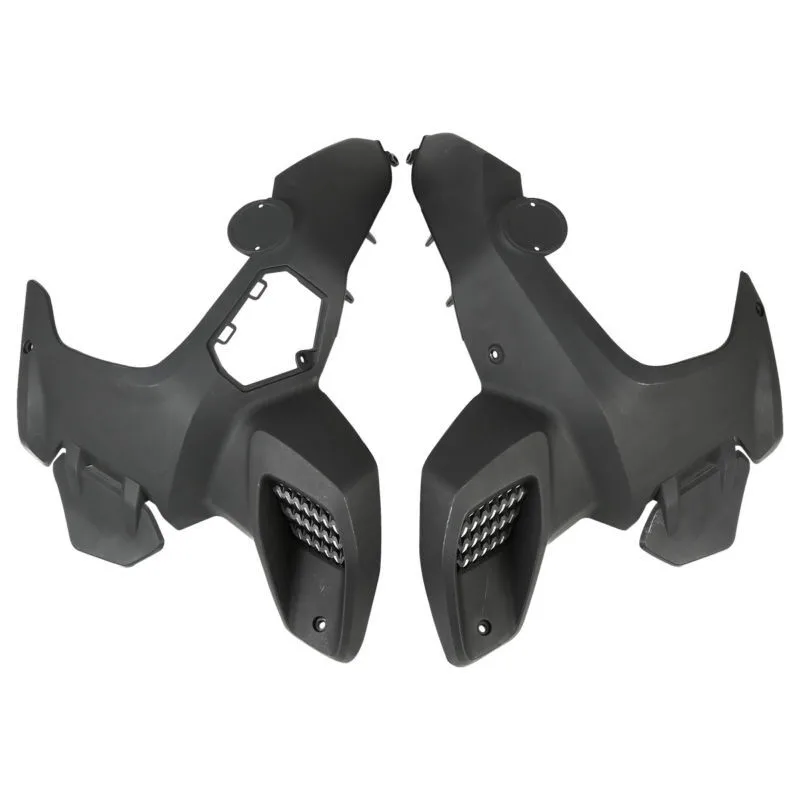 

Motorcycle 1Pair Air Tube Covers Intake Snorkel Unpainted For BMW R1200GS Adventure K51 2014-2019