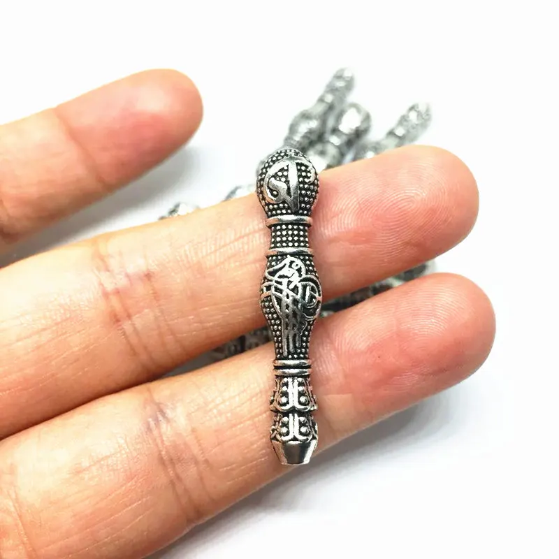 2018 New Arrival Muslim Rosary Imam 10pcs/lot Alloy Materials Imam for Prayer Beads Making DIY Connector Free Shipping