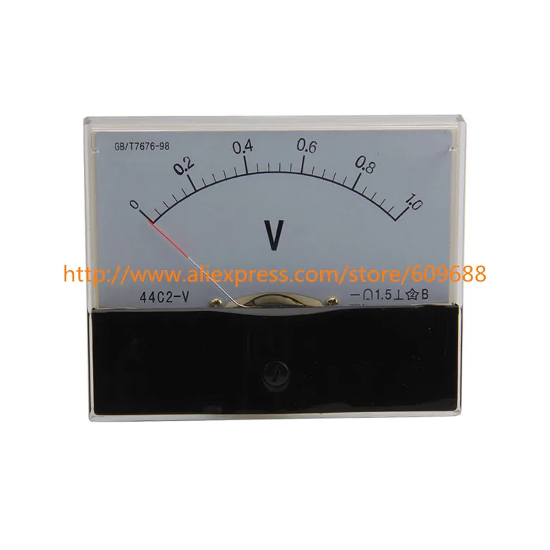 

DC voltage meter 1V 2V 3V 5V 44C2-V 10V 20V 30V Panel Meter 100*80mm