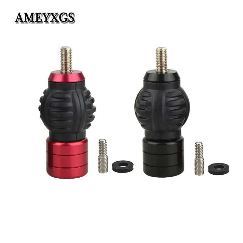 Archery Aluminum Alloy Bow Stabilizer Ball Damper Reduce Noise Fit For Compound Bows Practice Hunting Shooting Arrow Accessories