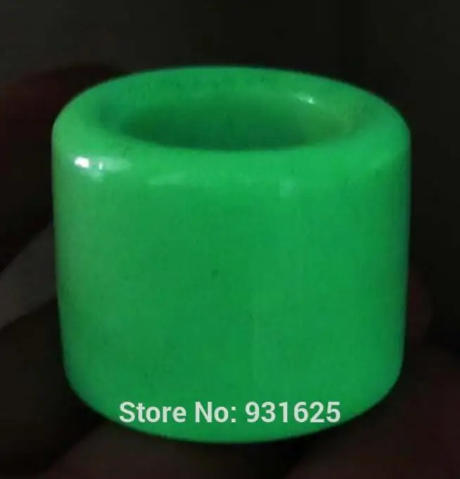 

Rarely Wider Natural Fluorite luminous gem stone Glow in Dark Large Thumb Ring 22mm inner diameter luminous stones Rings Jewelry