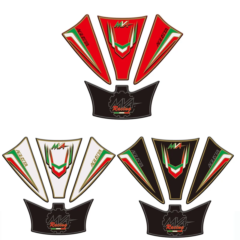 Motorcycle Tank Pad Protector Sticker Fish Bone Sticker For MV Agusta F3 800 2013 - 2016 2014 2015