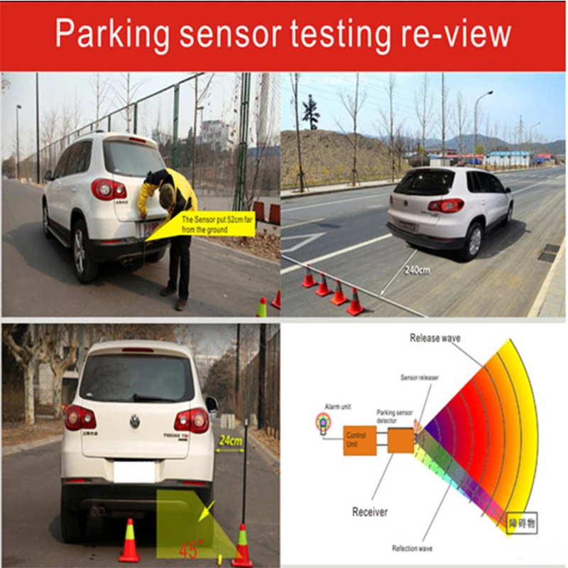 ZDPARTS 4PCS For Hyundai Solaris Suzuki Grand Vitara Alfa Romeo Acura Renault Car Parking Tracker Sensor Monitor Reversing Probe