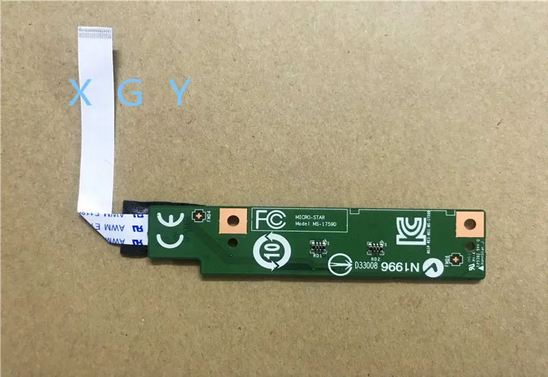 Original FOR MSI GE70 Touch Small Board Key Small Board MS-1759 17.3 LED Board With Cable MS-1759D 100% Test Ok