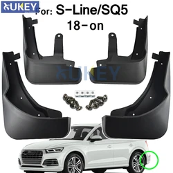 OE Styled Molded Car Mud Flaps For Audi Q5 FY S-Line SQ5 2018 2019 Mudflaps Splash Guards Mud Flap Mudguards Car Styling