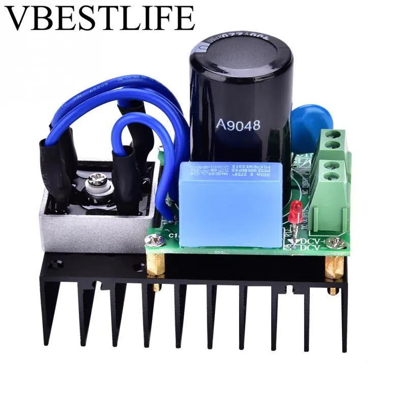 Rectifier Board 0-220VAC to 0-311VDC Rectifier Universal Multiple Protection Rectifier Module AC-DC Converter Board