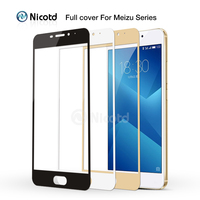 Nicotd 9H Full Cover Tempered Glass For Meizu M3 Note M3S M3 Mini Max M3E M3X Pro 6 Plus U10 U20 M5 Note M5s Protective Film