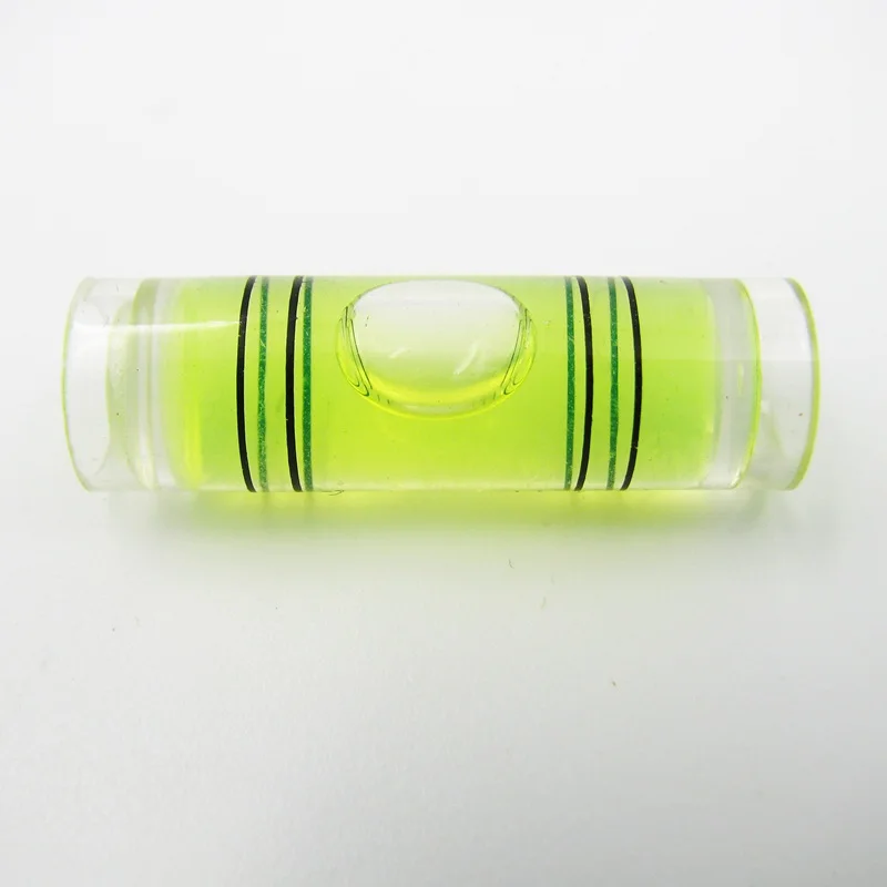 Diameter 9.5mm Length 31mm Acrylic Tube Bubble Level Spirit Level Vial Measuring Instrument 1