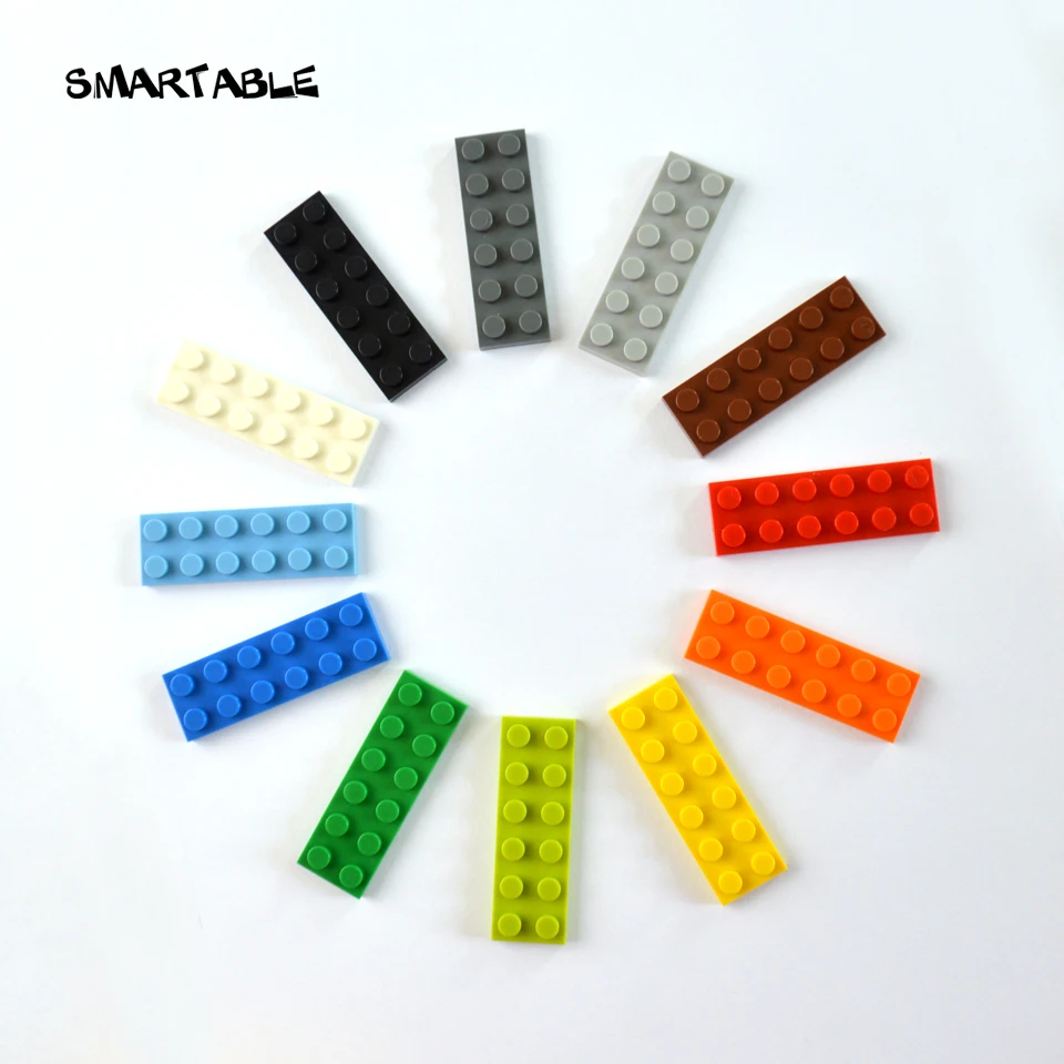 

Smartable Plate 2X6 Building Blocks Parts DIY LOGO Educational Creative Toys Compatible Major Brands 3795 MOC Toys 55pcs/lot