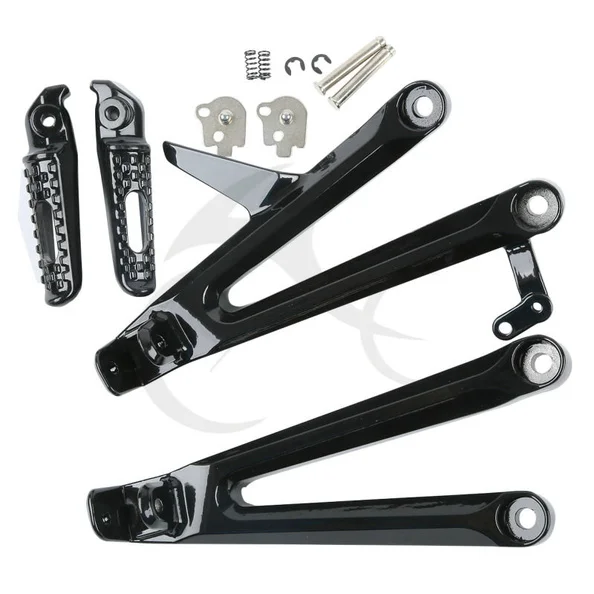 Motorcycle Rear Footrest Foot Pegs Bracket Set For HONDA CBR1000RR 2004-2007 2005 2006