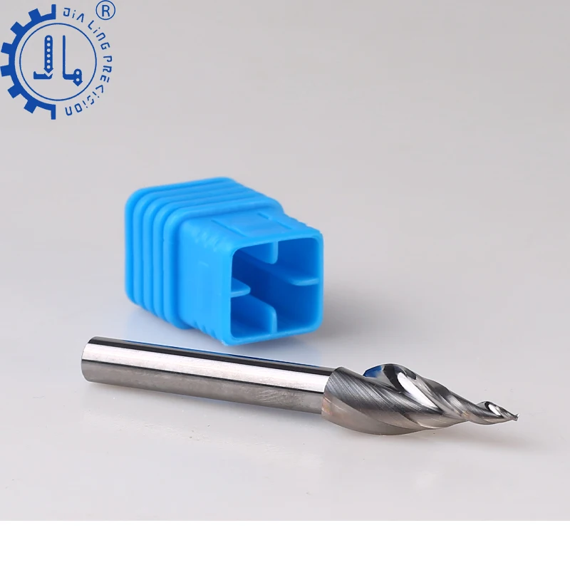 JIALING-Mini brocas de grabado para fresadora de carburo acrílico, 6mm, 12mm, 1 pieza
