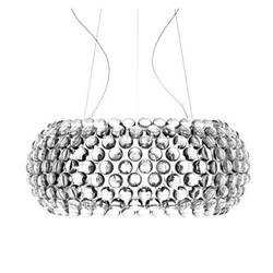 Modern Living Room Acrylic Remote Control Pendant Lights Restaurant Foscarini Caboche Dia35/50/65CM Clear Gold Lamp Dimming