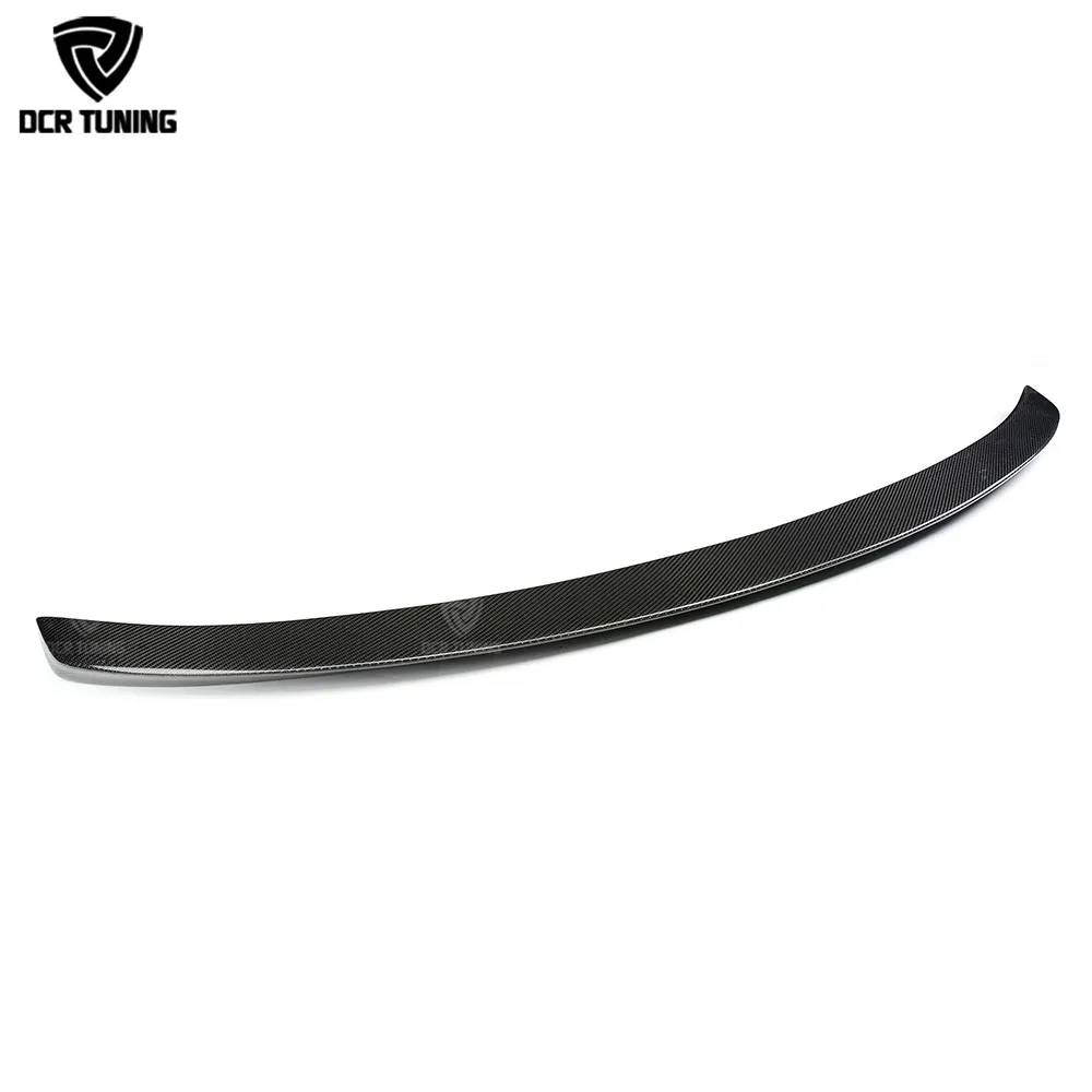 Carbon Fiber Rear Trunk Spoiler Lips For Maserati Quattroporte Carbon Spoiler wing lip 2014 2015 2016 2017 2018 - UP