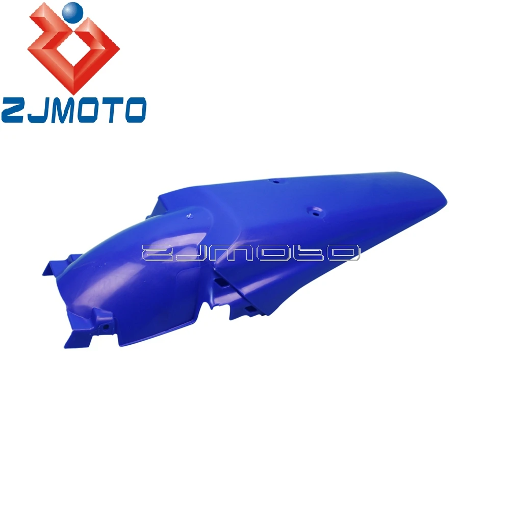 Blue ABS Rear Fender Off Road Tail Plastic Mudguards Protector Universal for YAMAHA YZ YZF WR TTR 50 85 110 125 250 450