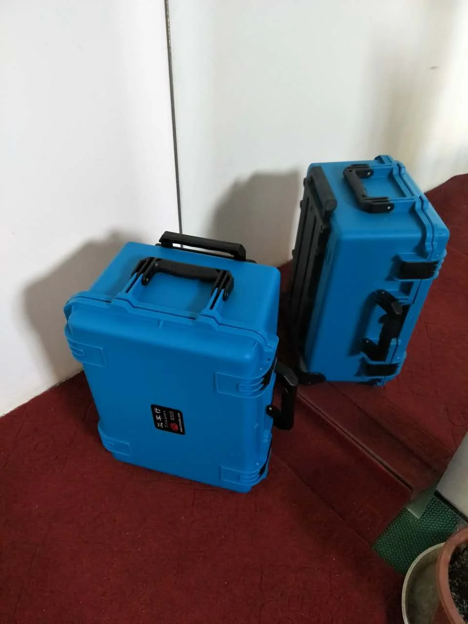 Tricases Factory New Beautiful Blue Color PP Hard Plastic Waterproof Shockproof Dustproof Equipment Case M2620