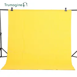 1.6X4M Yellow Color Non-woven Textile Muslin Photo Backgrounds Studio Photography Screen Chromakey Backdrop Cloth