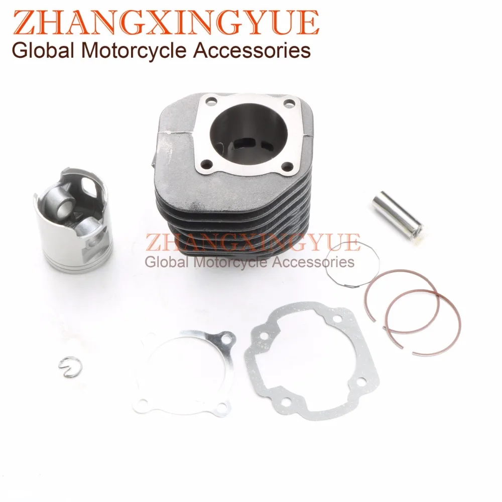 52mm 100cc Block Kit & Cylinder Head & Piston Kit & Block Gasket for MBK Booster 100 Nitro Ovetto 100 Piston pin 14mm