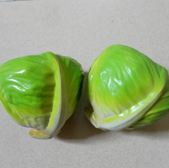 Chou en plastique alimentaire, calfleur, fruits et légumes, modèle de jouet, Simulation éducative pour enfant, maison de jeu, cuisine finie 2021