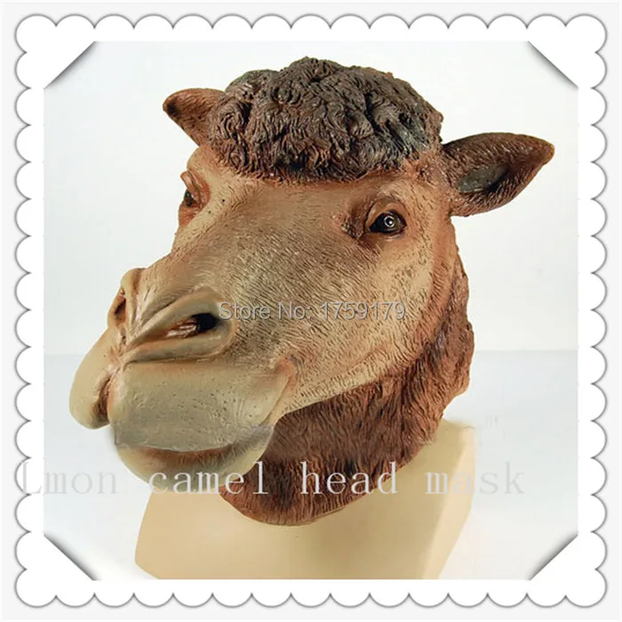 Full head animal Carnival Mask  Halloween Masquerade Mask For Realistic Camel head Mask manufacturer