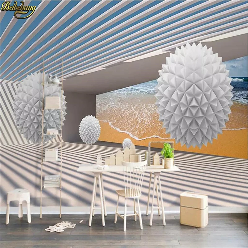 beibehang Custom papier peint mural 3d Photo Wallpaper For Walls TV Background Mural Painting Space architecture Wall paper roll