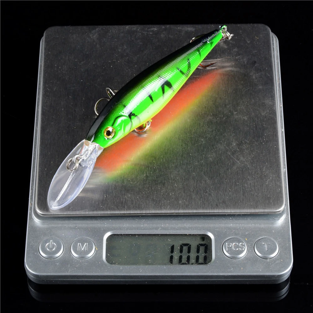 Hercules 10PCS Minnow Fishing Lure 11cm 10.5g Wobblers artificiali esche in plastica dura immersioni 2.5-4m Pesca Fish Wobbler Tackle