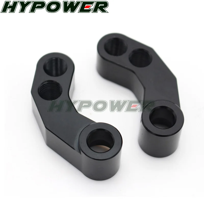 Size 10mm Mirrors Extension Riser Extend Adapter For Kawasaki Z250 Z750 Z800 Z1000 ER-6N ER6N ZRX1100 ZRX1200