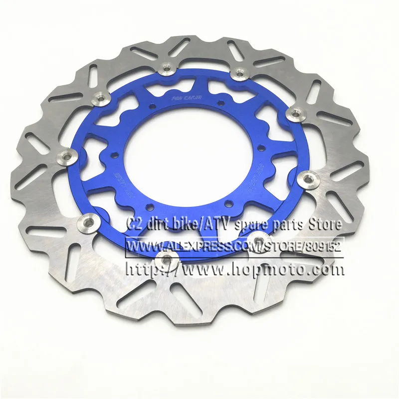 

320MM Oversize Front Floating Brake Disc Rotor YZF WRF YZ250 YZ250F YZ400F YZ450F WR250 WR250F WR400F WR450F Supermoto