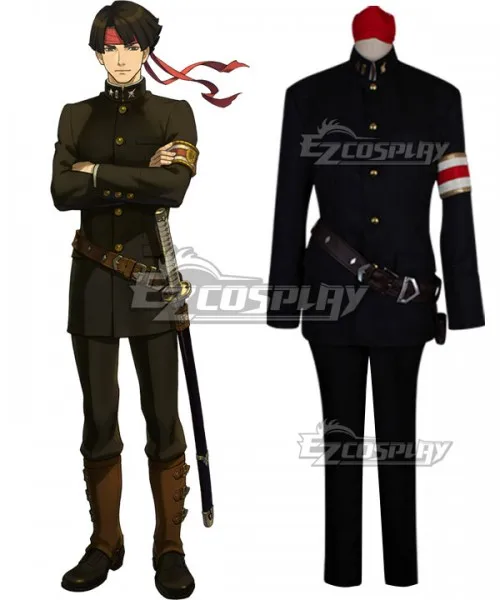 

Ace Attorney Dai Gyakuten Saiban: Naruhodo Ryunosuke no Boken Kazuma Asogi Teito Yumei School Uniform Game Cosplay Costume E001