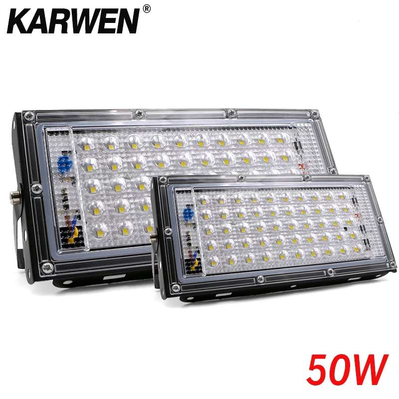 Waterproof Ip65 LED Flood Light 50W 100W 150W AC 220V 240V Spotlight Outdoor Garden Lighting Led Reflector Cast light Floodlight