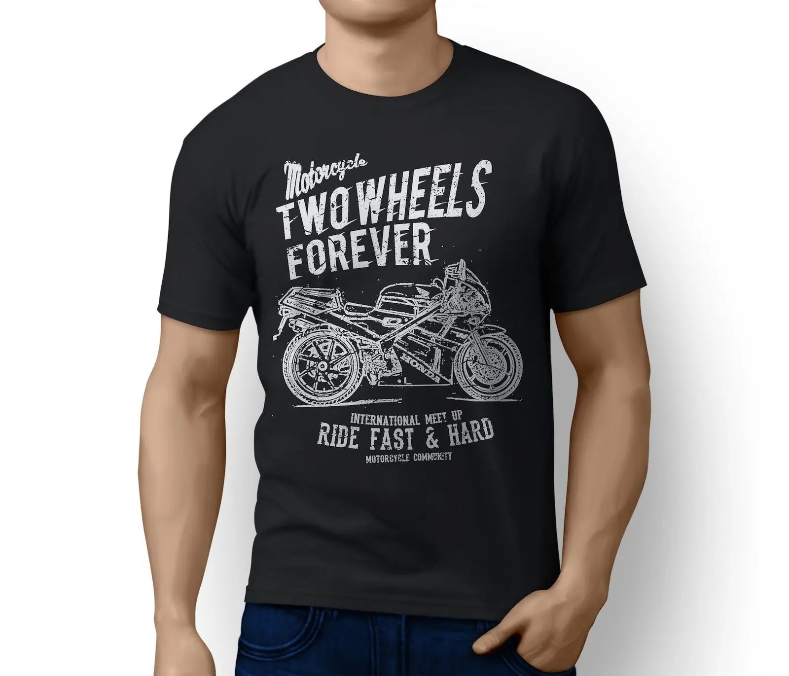 2019 Hot Summer Sale New Mens Top Japan Motorbike VFR 400 NC30 Inspired Motorcycle Art T-Shirt Tee Shirt