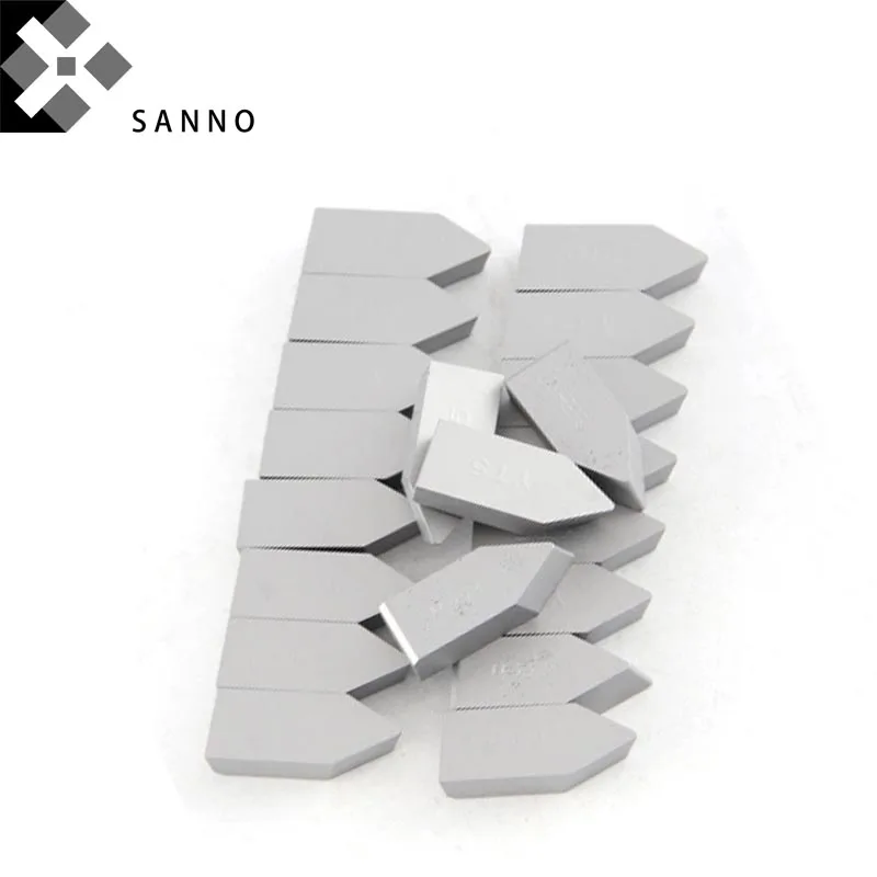30PCS YT5 / YT15 / YT14 / YG8 / YW1 / YW2 / YG6 C120 Threading Blade CNC Carbide Welding Blade Inserts Brazed Insert