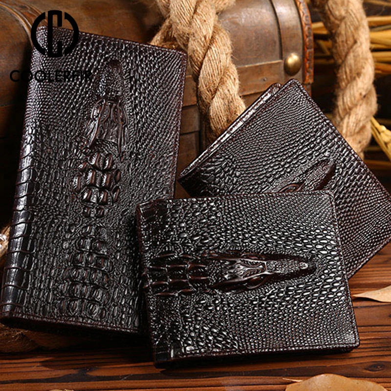 New Design Hot Short Two Fold Wallet For Men Long Luxury Genuine Leather Men's Wallets Cowskin Fashion Money Bag For Male PJ012