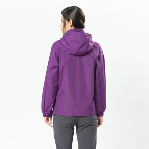 Imagen 2 del producto Chaqueta de senderismo impermeable para mujer, rompevientos a prueba de viento, Camping, caza, correr, Trekking, abrigos de pesca, deportes al aire libre, viajes