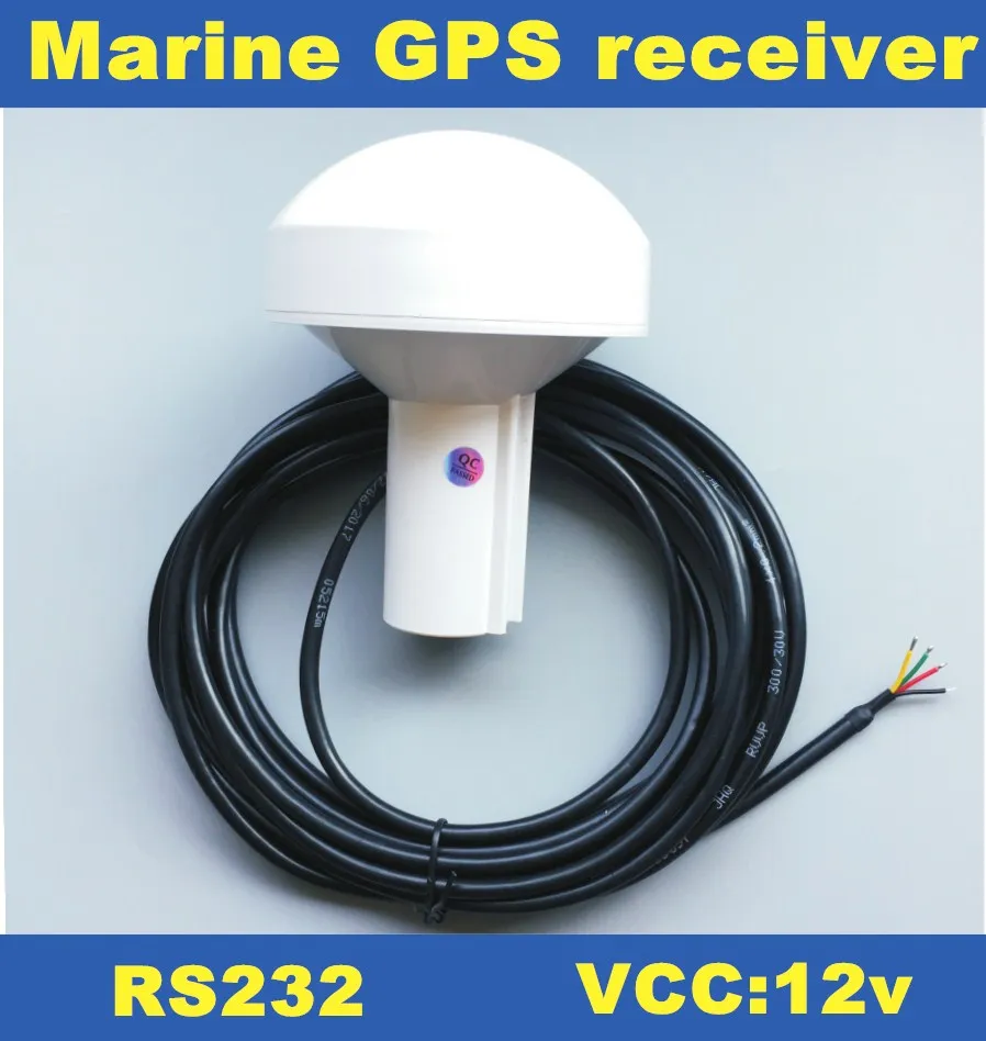 12V-24V,GPS GLONAS receiver,RS-232,boat marine GPS receiver antenna with module,Mushroom-shaped case,4800 baud rate,GNSS2000G