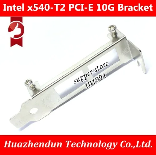 

DEBROGLIE 8CM Half Full High Proflie Bracket four Ports baffle for 2U Intel x540-T2 PCI-E 10G WIFI Card