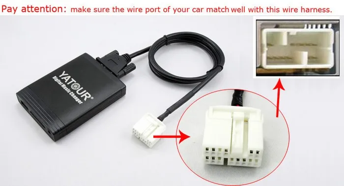 KIMISS Cavo audio per auto, DC 12 V, adattatore KIMISS Cavo audio per auto, DC 12 V, adattatore