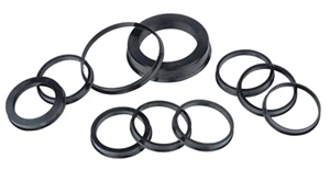 72.6-66.6mm 4pcs Black Plastic Wheel Hub Centric Rings for Mercedes Benz Audi Wheel Rim Parts Car Accessories